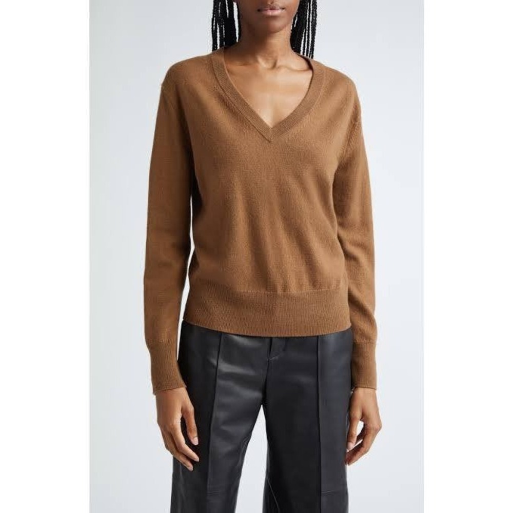 Vince Women's Wool Cashmere Blend V-Neck Pullover Sweater